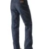 Wrangler Men's 13MWZ Dark Wash High Rise Rigid Cowboy Cut Straight Jeans 2 Wrangler Men's 13MWZ Dark Wash High Rise Rigid Cowboy Cut Straight Jeans -Western Cowboy Equipment Store 010058 88 P1