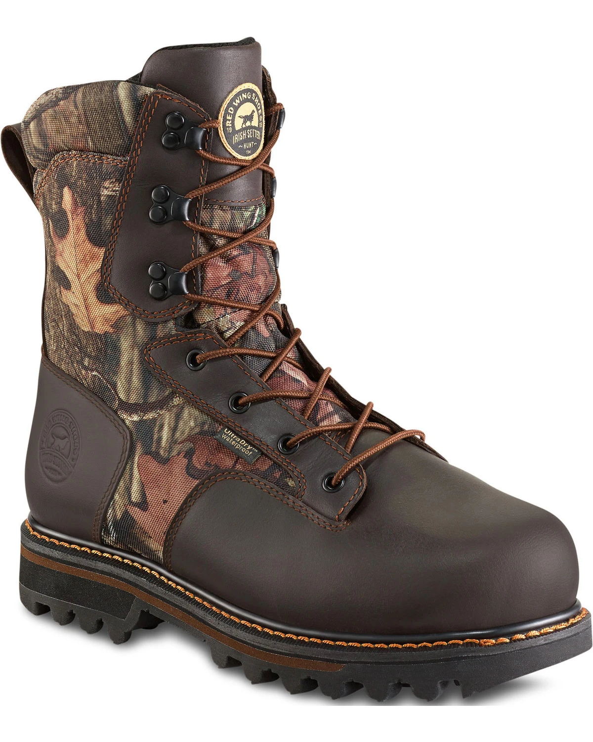 Irish Setter By Red Wing Shoes Men's Gunflint II Mossy Oak Insulated UltraDry Boots - Round Toe 3 Irish Setter By Red Wing Shoes Men's Gunflint II Mossy Oak Insulated UltraDry Boots - Round Toe
