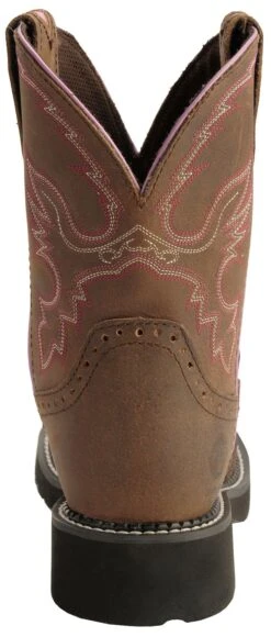 Justin Gypsy Women's Wanette 8" EH Work Boots - Steel Toe -Western Cowboy Equipment Store 045N66 BR BK