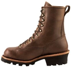 Chippewa Men's Lace-Up Logger Boots - Steel Toe -Western Cowboy Equipment Store 050G62 G4 LT