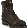 Chippewa 8" Waterproof & Insulated Lace-up Logger Boots - Composite Toe -Western Cowboy Equipment Store 050K49 47 P1