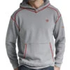 Ariat Men's Flame Resistant Polartec Grey Work Hooded Sweatshirt - Big And Tall