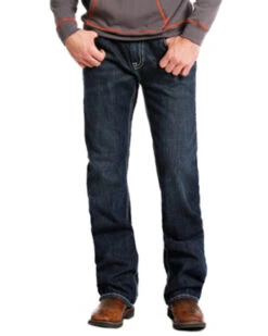 Rock & Roll Denim Men's FR Double Barrel Relaxed Fit Bootcut Jeans -Western Cowboy Equipment Store 0864K2 88 P2