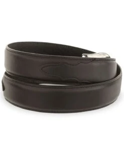 Tony Lama Men's Longhorn Leather Dress Belt - Reg & Big -Western Cowboy Equipment Store 120331 89 P2