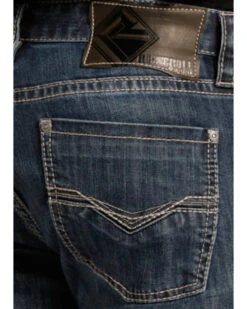 Rock & Roll Denim Men's Small "V" Reflex Revolver Slim Straight Jeans 18 Rock & Roll Denim Men's Small "V" Reflex Revolver Slim Straight Jeans -Western Cowboy Equipment Store 2000212741 402 D2