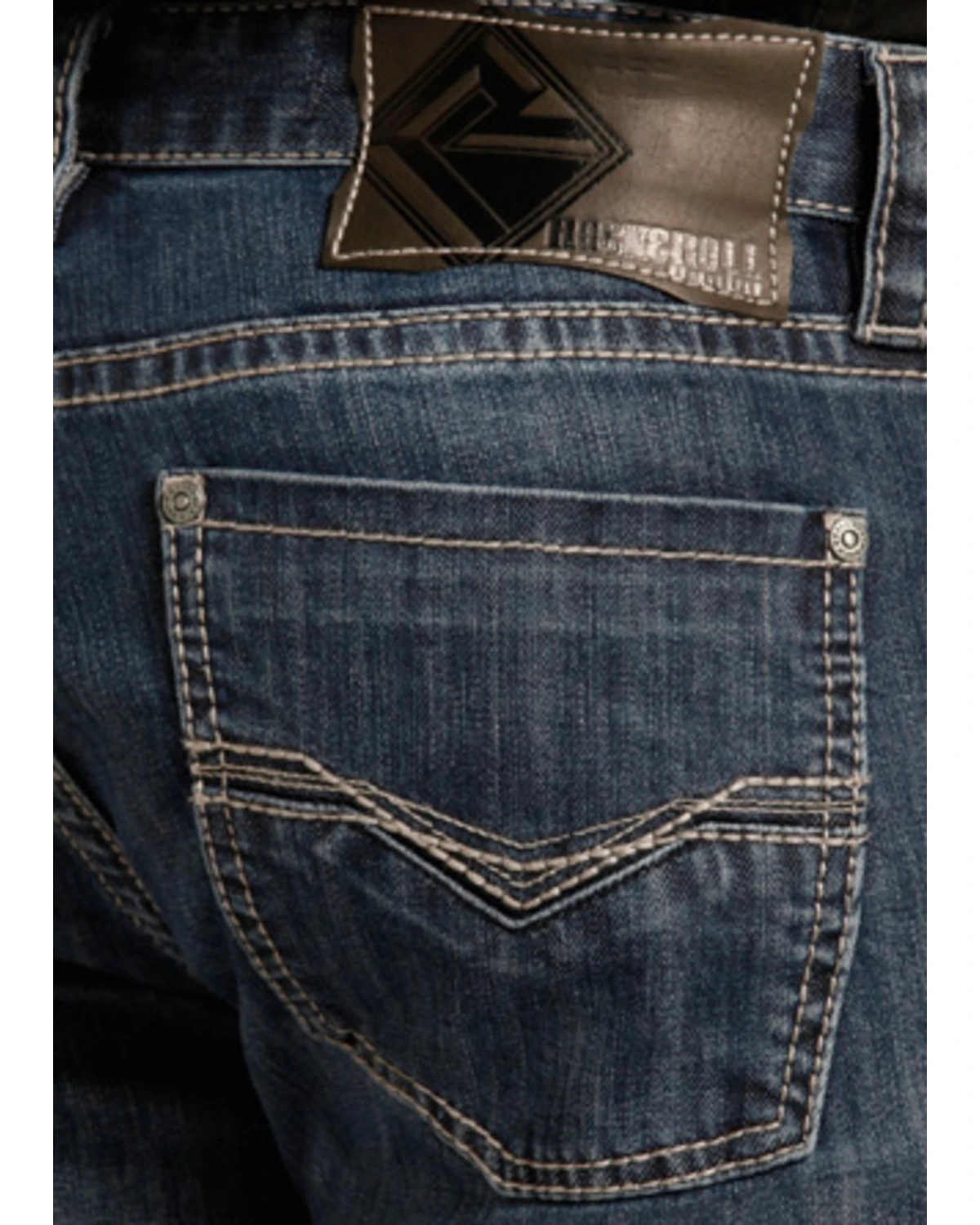 Rock & Roll Denim Men's Small "V" Reflex Revolver Slim Straight Jeans 9 Rock & Roll Denim Men's Small "V" Reflex Revolver Slim Straight Jeans - Image 7