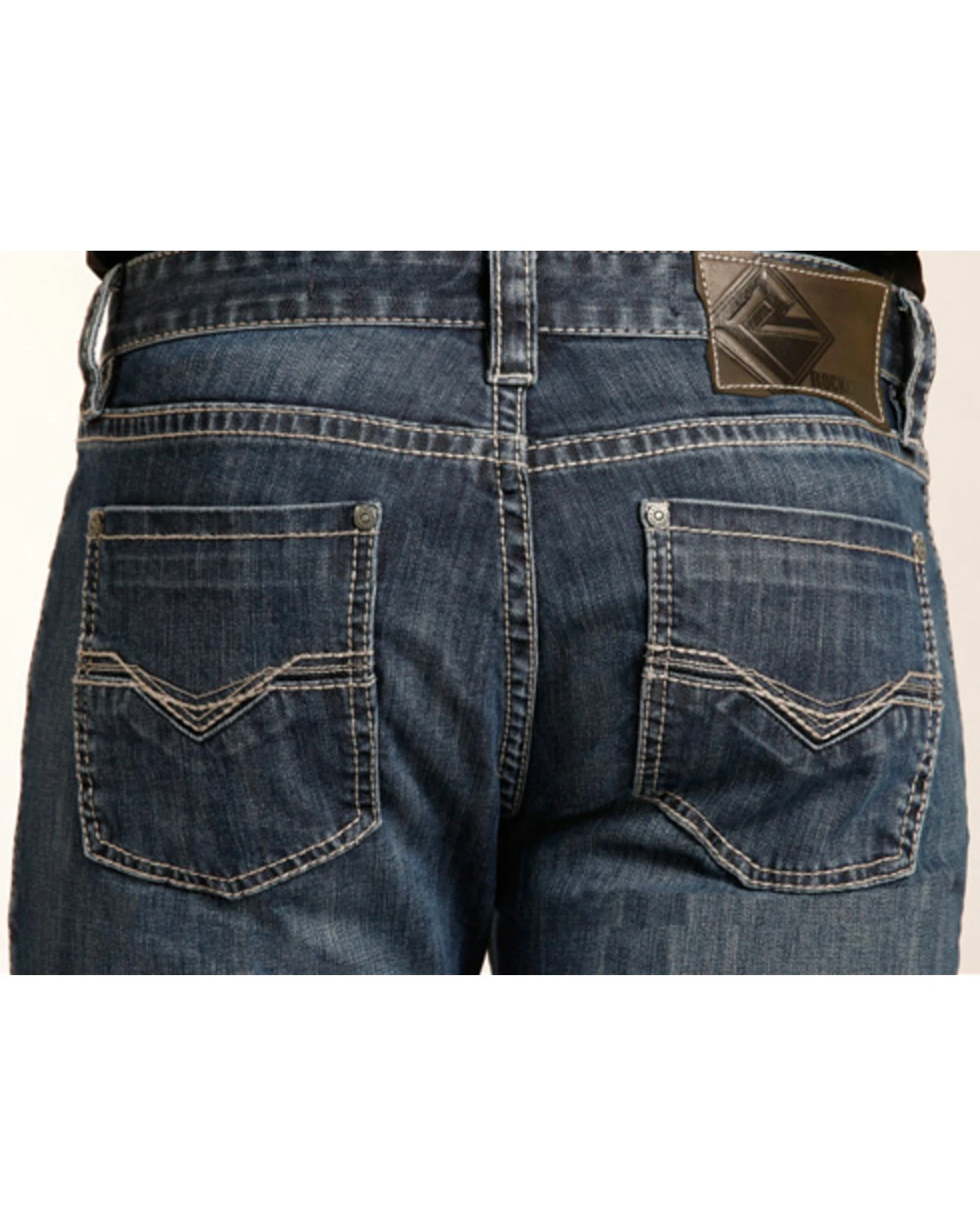 Rock & Roll Denim Men's Small "V" Reflex Revolver Slim Straight Jeans 11 Rock & Roll Denim Men's Small "V" Reflex Revolver Slim Straight Jeans - Image 9