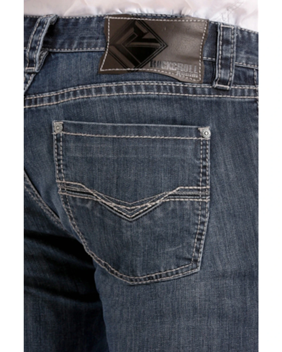 Rock & Roll Denim Men's Small "V" Reflex Revolver Slim Straight Jeans 5 Rock & Roll Denim Men's Small "V" Reflex Revolver Slim Straight Jeans - Image 3