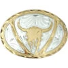 Western Express Men's Silver Steer Head Belt Buckle -Western Cowboy Equipment Store 2000232048 040 P1