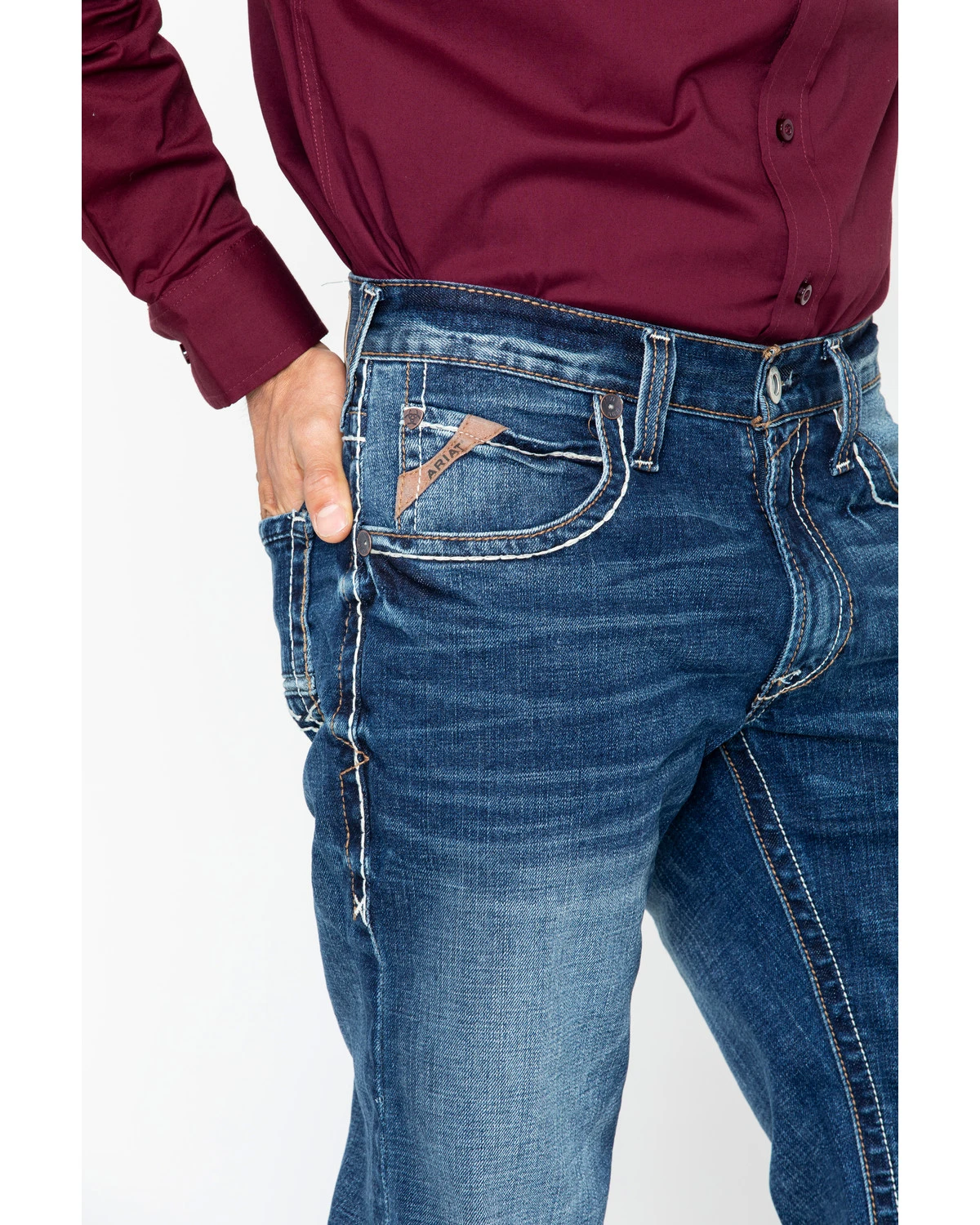 Ariat Men's M4 Preston Silverton Jeans - Big And Tall 6 Ariat Men's M4 Preston Silverton Jeans - Big And Tall - Image 4