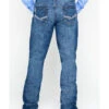 Cinch Men's Ian Dark Stonewash Slim Fit Boot Cut Jeans -Western Cowboy Equipment Store 2000240164 402 P1