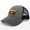 Hawx® Men's Grey Patch Logo Trucker Cap 1 Hawx® Men's Grey Patch Logo Trucker Cap -Western Cowboy Equipment Store 2000258263 020 P1