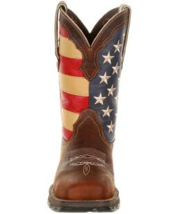 Durango Women's Lady Rebel Patriotic Flag Work Boots - Steel Toe -Western Cowboy Equipment Store 2000273957 200 P5