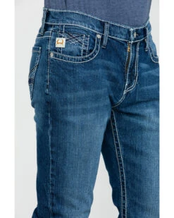 Cinch Men's Ian Medium Stone Wash Slim Boot Jeans 11 Cinch Men's Ian Medium Stone Wash Slim Boot Jeans -Western Cowboy Equipment Store 2000288366 402 P4