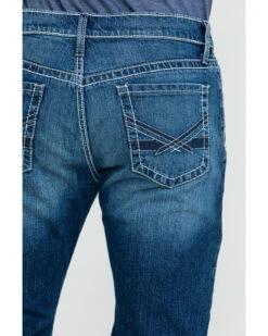 Cinch Men's Ian Medium Stone Wash Slim Boot Jeans 12 Cinch Men's Ian Medium Stone Wash Slim Boot Jeans -Western Cowboy Equipment Store 2000288366 402 P5