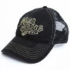 Moonshine Spirit Men's White On Black Logo Print Mesh Ball Cap -Western Cowboy Equipment Store 2000291209 001 P1