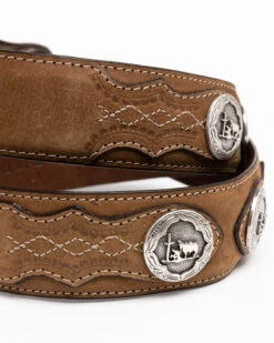 Cody James Men's Hair-On Praying Cowboy Concho Western Belt -Western Cowboy Equipment Store 2000291521 200 P4