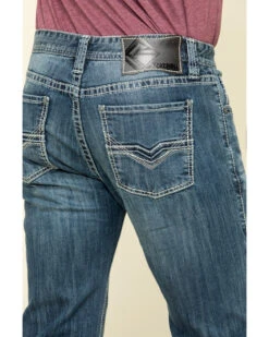 Rock & Roll Denim Men's Revolver Stretch Slim Straight Jeans -Western Cowboy Equipment Store 2000295463 400 P2