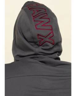 Hawx Men's Gray Tech Logo Hooded Work Sweatshirt - Tall 12 Hawx Men's Gray Tech Logo Hooded Work Sweatshirt - Tall -Western Cowboy Equipment Store 2000297060 021 P5