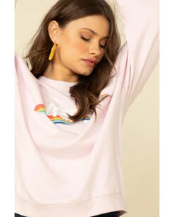 Wrangler Retro Women's Lilac High Rib Pullover -Western Cowboy Equipment Store 2000308273 530 P4