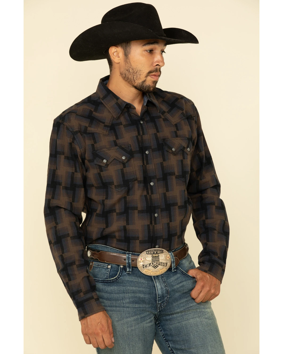 Moonshine Spirit Men's Deep Pockets Dark Wash Stretch Slim Boot Jeans 5 Moonshine Spirit Men's Deep Pockets Dark Wash Stretch Slim Boot Jeans - Image 3