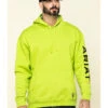 Ariat Men's Lime Heather Rebar Graphic Hooded Work Sweatshirt -Western Cowboy Equipment Store 2000322153 300 P1