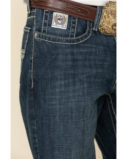 Cinch Men's White Label Performance Dark Relaxed Straight Jeans 11 Cinch Men's White Label Performance Dark Relaxed Straight Jeans -Western Cowboy Equipment Store 2000323611 402 P5