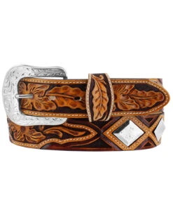 Tony Lama Men's Diamonte Western Belt