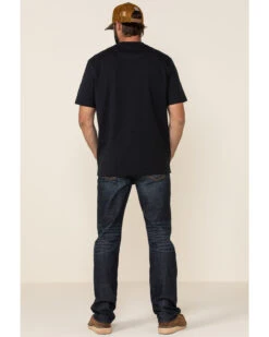 Moonshine Spirit Men's Eating Iron Dark Stretch Slim Straight Jeans 11 Moonshine Spirit Men's Eating Iron Dark Stretch Slim Straight Jeans -Western Cowboy Equipment Store 2000325524 400 P5