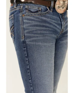 Cody James Men's Bronco Medium Wash Stackable Straight Stretch Jeans 11 Cody James Men's Bronco Medium Wash Stackable Straight Stretch Jeans -Western Cowboy Equipment Store 2000332558 400 P5