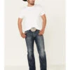 Rock & Roll Denim Men's Dark Double Barrel Relaxed Straight Leg Jeans -Western Cowboy Equipment Store 2000333350 400 P1