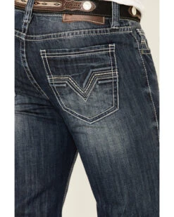 Rock & Roll Denim Men's Dark Double Barrel Relaxed Straight Leg Jeans 10 Rock & Roll Denim Men's Dark Double Barrel Relaxed Straight Leg Jeans -Western Cowboy Equipment Store 2000333350 400 P4