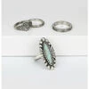Prime Time Women's Silver Turquoise Ring Set -Western Cowboy Equipment Store 2000333944 040 P1