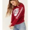 Brew City Beer Gear Women's Budweiser Graphic Hooded Sweatshirt -Western Cowboy Equipment Store 2000336457 600 P1