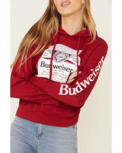 Brew City Beer Gear Women's Budweiser Graphic Hooded Sweatshirt 10 Brew City Beer Gear Women's Budweiser Graphic Hooded Sweatshirt -Western Cowboy Equipment Store 2000336457 600 P4