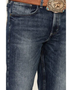 Wrangler 20X Men's Shore Medium Wash Stretch Slim Straight Jeans - Long -Western Cowboy Equipment Store 2000342095 400 P2