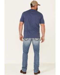 Moonshine Spirit Men's Grant Medium Wash Stretch Slim Straight Jeans -Western Cowboy Equipment Store 2000342634 400 P2