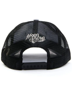 Moonshine Spirit Men's Country Music & Beer Flag Patch Mesh-Back Ball Cap -Western Cowboy Equipment Store 2000342947 020 P3