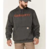 Carhartt Men's Loose Fit Midweight Logo Hooded Work Sweatshirt -Western Cowboy Equipment Store 2000343203 022 P1