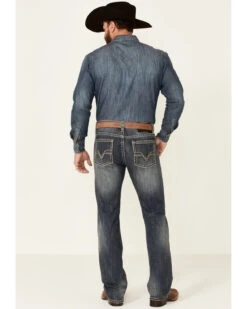 Rock & Roll Denim Men's Revolver Medium Vintage Stretch Slim Straight Jeans -Western Cowboy Equipment Store 2000345009 400 P3