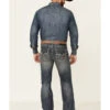 Rock & Roll Denim Men's Pistol Dark Vintage Wash Regular Straight Jeans -Western Cowboy Equipment Store 2000345012 400 P1
