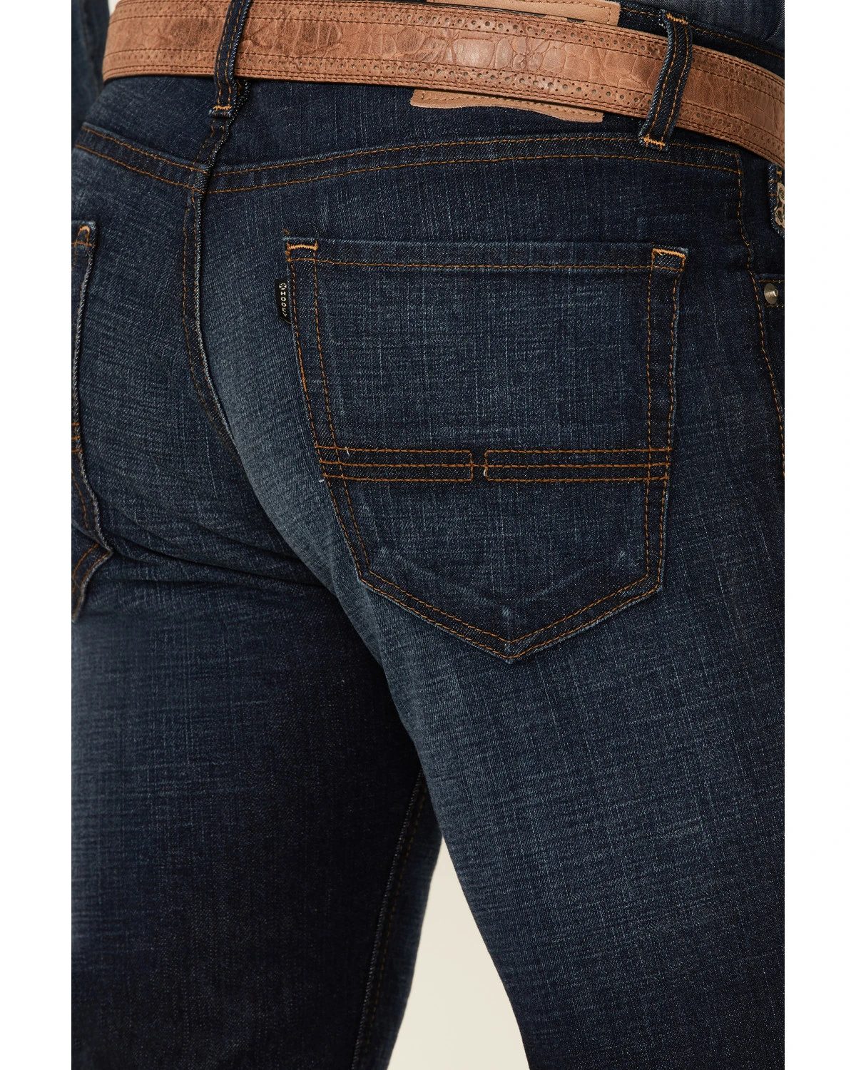 Rock & Roll Denim Men's Hooey Dark Wash Reflex Revolver Slim Straight Jeans 4 Rock & Roll Denim Men's Hooey Dark Wash Reflex Revolver Slim Straight Jeans - Image 2