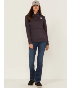 Carhartt Women's Gray Relaxed Midweight Logo Sleeve Graphic Hooded Sweatshirt 9 Carhartt Women's Gray Relaxed Midweight Logo Sleeve Graphic Hooded Sweatshirt -Western Cowboy Equipment Store 2000346369 020 P4