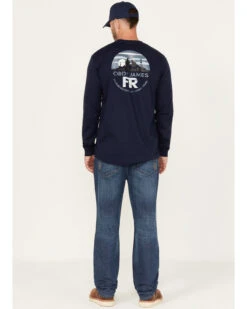 Cody James Men's FR Medium Wash Slim Straight Jeans -Western Cowboy Equipment Store 2000348999 400 P3