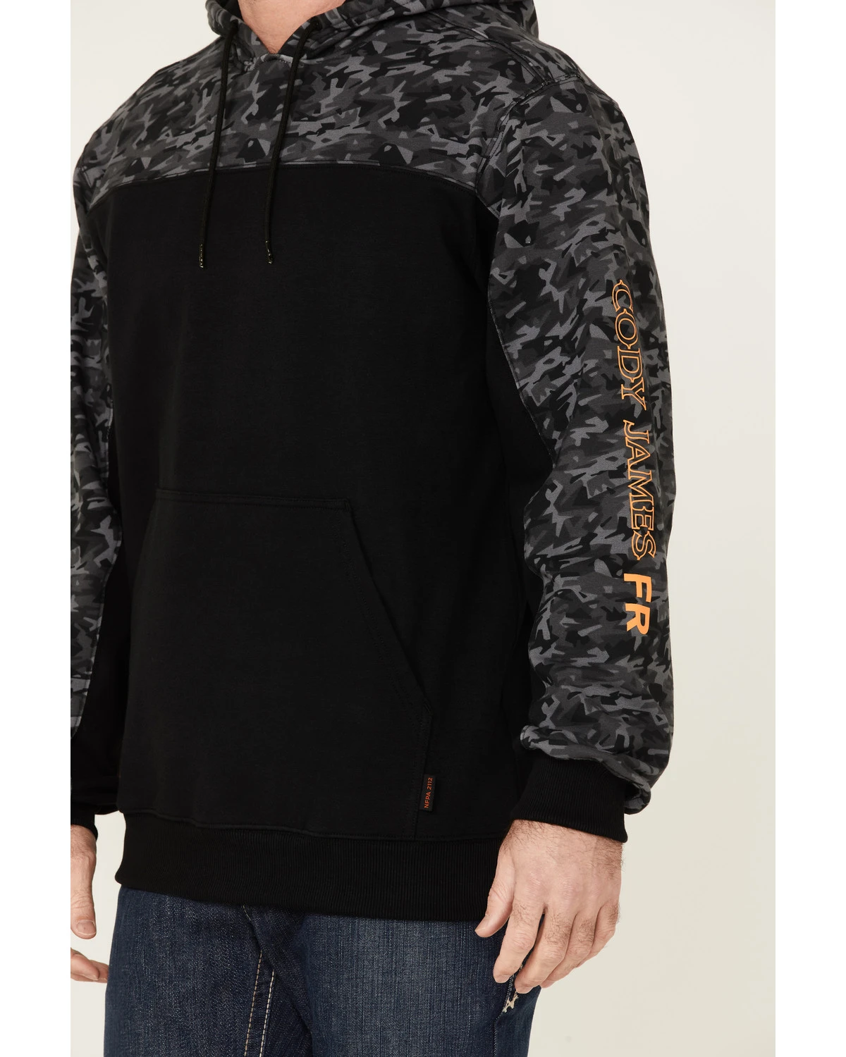 Cody James Men's FR Printed Fleece Hooded Work Sweatshirt 5 Cody James Men's FR Printed Fleece Hooded Work Sweatshirt - Image 3