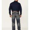 Rock & Roll Denim Men's Vintage Dark Wash Double Barrel Relaxed Straight Jeans -Western Cowboy Equipment Store 2000351110 400 P1