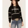 Shyanne Life Women's Cropped Embroidered Hoodie - Black -Western Cowboy Equipment Store 2000351314 001 P1