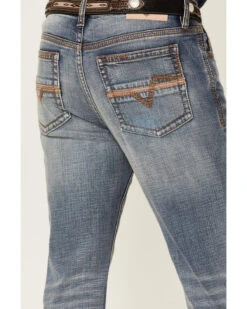 Cody James Core Men's Bear Down Light Wash Stretch Slim Bootcut Jeans 9 Cody James Core Men's Bear Down Light Wash Stretch Slim Bootcut Jeans -Western Cowboy Equipment Store 2000351786 400 P4