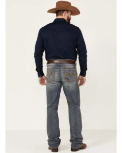 Cody James Men's Star Gazer Dark Wash Stretch Stackable Straight Leg Jeans -Western Cowboy Equipment Store 2000351798 400 P3