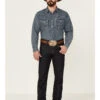 Cody James Men's Heeler Dark Wash Stretch Stackable Straight Leg Jeans -Western Cowboy Equipment Store 2000351839 400 P1